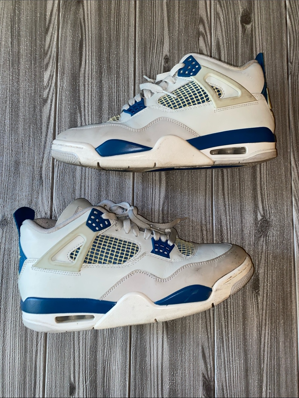 Nike Air Jordan 4 Retro Military Blue Size 9